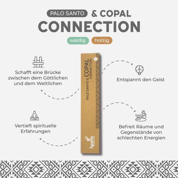 Palo Santo & Copal - Premium Räucherstäbchen - Ispalla