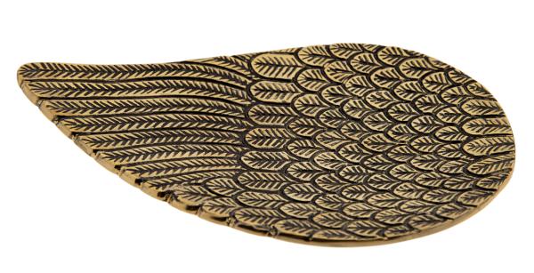 Engelsflügel Gold - Räucherstäbchenhalter aus Metall - Berk