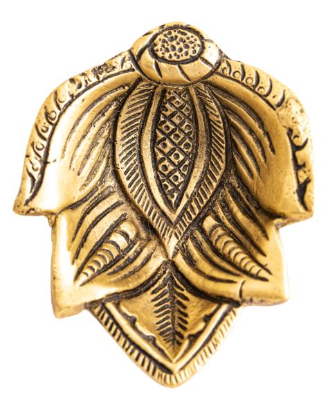 Gheelampe Blatt - schweres Messing - Berk