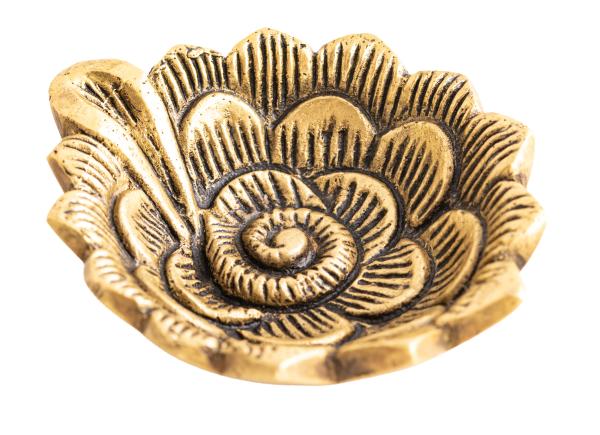 Gheelampe Lotus - schweres Messing - Berk