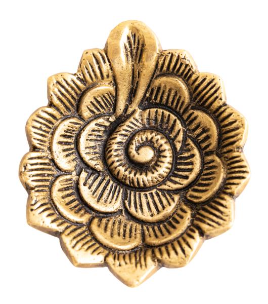 Gheelampe Lotus - schweres Messing - Berk