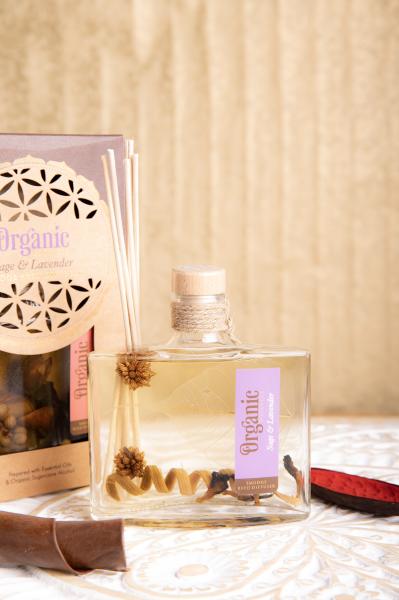 Salbei & Lavendel Organic Reed Diffuser - Raumdüfte - Song of India
