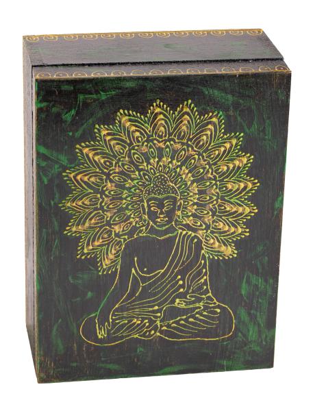 Buddha groß - Holzbox Handbemalt - Berk