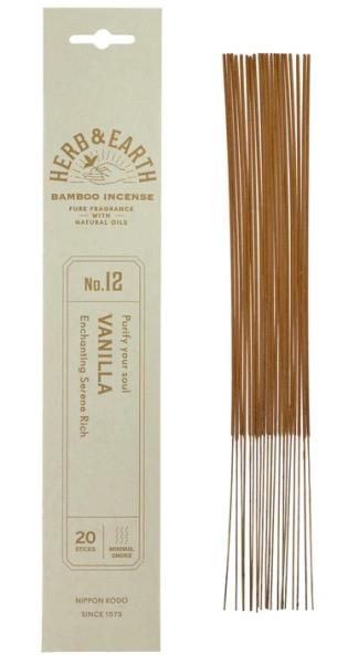 Vanille - Herb & Earth Räucherstäbchen Nippon Kodo