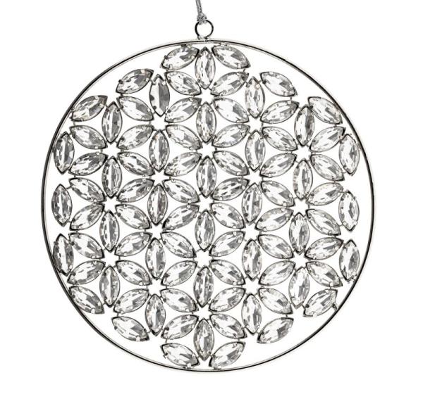 Kristall Lebensblume facettierte Glassteine - Kristallsymbole Berk
