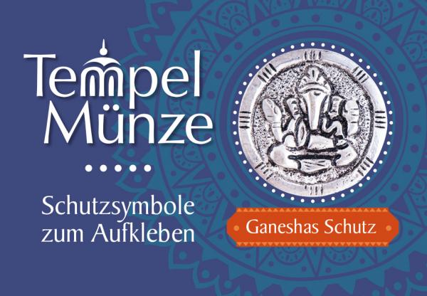 Ganesha Tempelmünze - versilbert - Berk