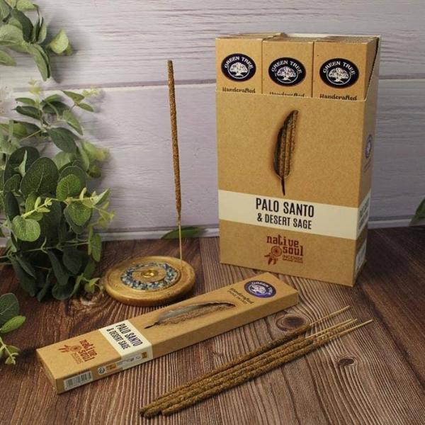 Palo Santo & Wüstensalbei - Native Soul Smudge-Räucherstäbchen Green Tree