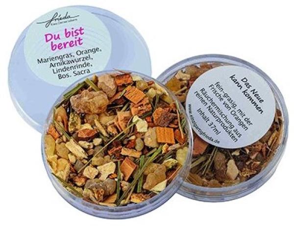 Du bist bereit - Kreis Deines Lebens - Räuchermischung von frieda - einzigARTig frieda