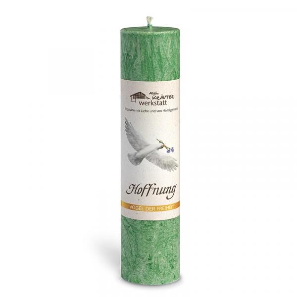 Hoffnung - Vögel der Freiheit - Allgäuer Heilkräuter-Kerze