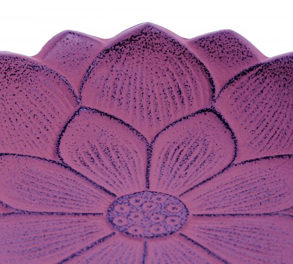 Lotus Lila - Original Japan - Räucherstäbchen & Kegelhalter aus Metall - Iwachu