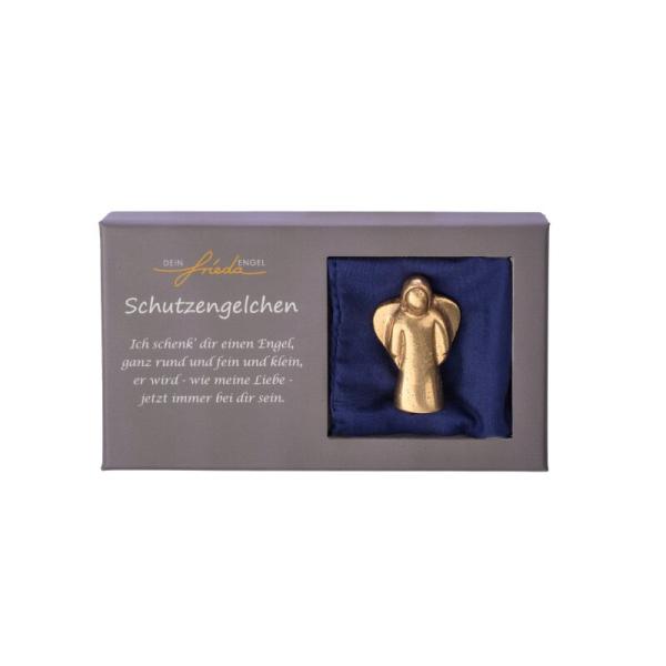 Schutzengelchen in schöner Geschenkbox - Bronze 4,5 cm - einzigARTig frieda