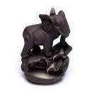 Elefant groß - Backflow & Rückfluss Kegelhalter aus Ton