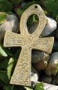 Ankh, 11 cm klein mit ägyptischem Symbol - Messing - Berk