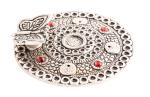 Kunstvoller Schmetterling mit Steinen - Räucherstäbchen- & Kegelhalter Metall - Berk