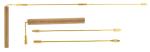 Winkelrute 3-teilig zum Reisen mit Tasche - Messing, paarweise 39 cm - Berk
