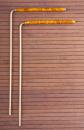 Wünschelrute mit Kupfergriff ​​​​​​​- Messing, paarweise 22 cm - Berk