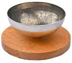 Blumen-Räucherschale silberfarben - Räucherschale - einzigARTig frieda