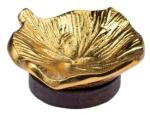 Blume klein, goldfarben - Räucherschale - einzigARTig frieda
